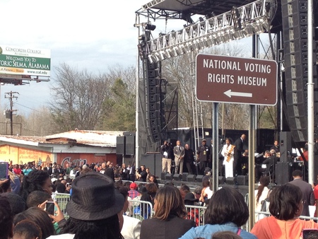 A concert in Selma - on the other side of the bridge